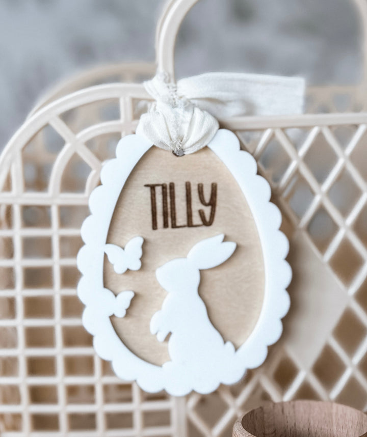 Easter Jelly Basket | Easter Personalised Tag