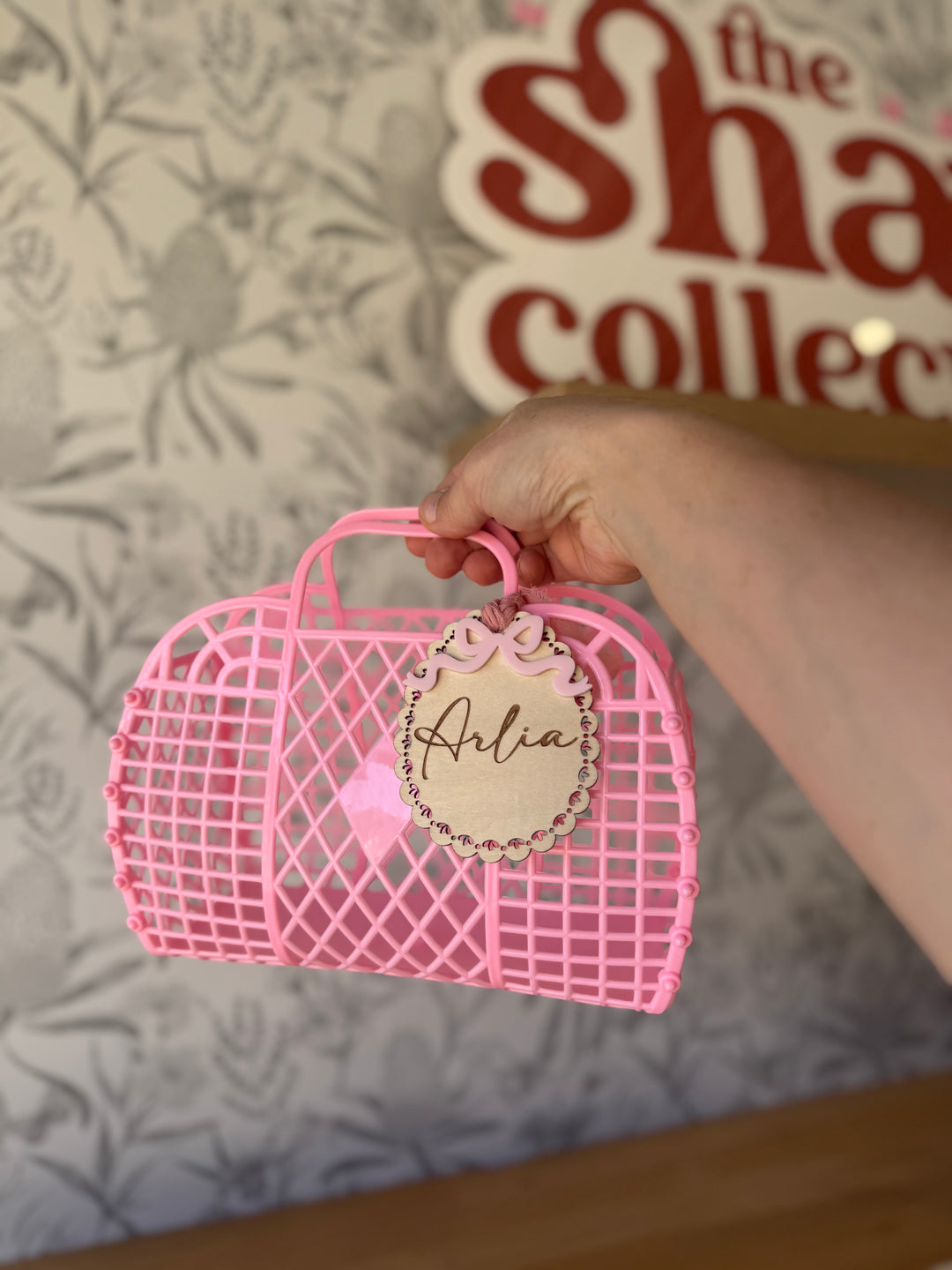 Easter Jelly Basket | Easter Personalised Tag