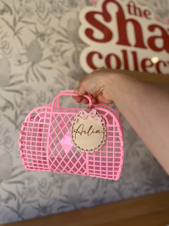Easter Jelly Basket | Easter Personalised Tag