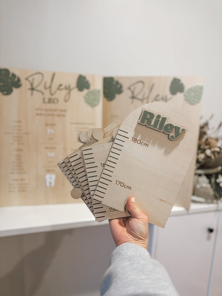 Personalised Height Chart | Kids Growth Chart Keepsake