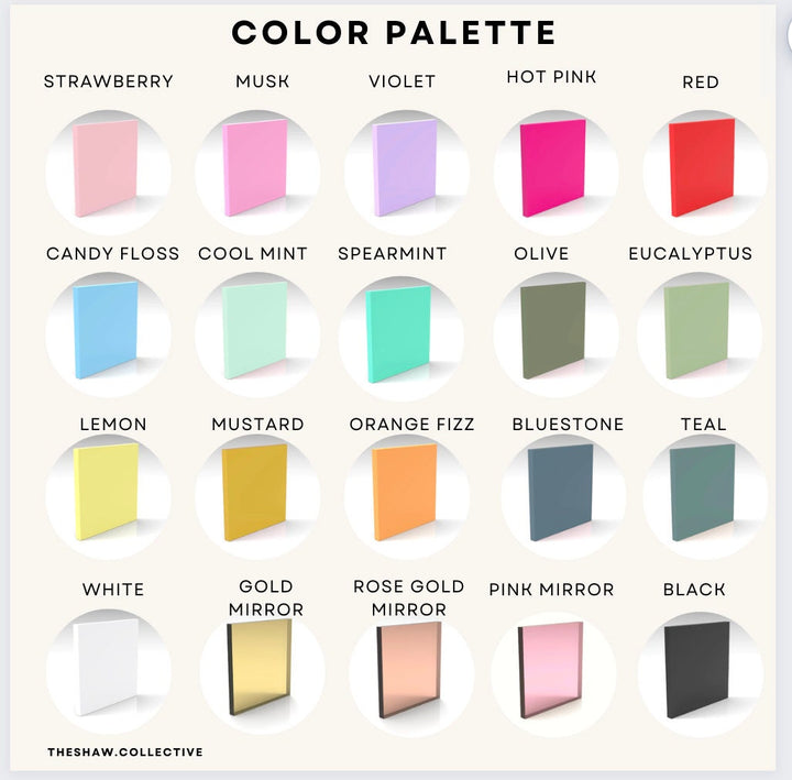 Acrylic Bag Tags