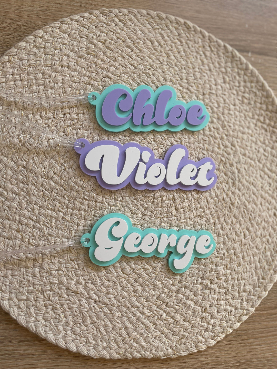 Acrylic Bag Tags