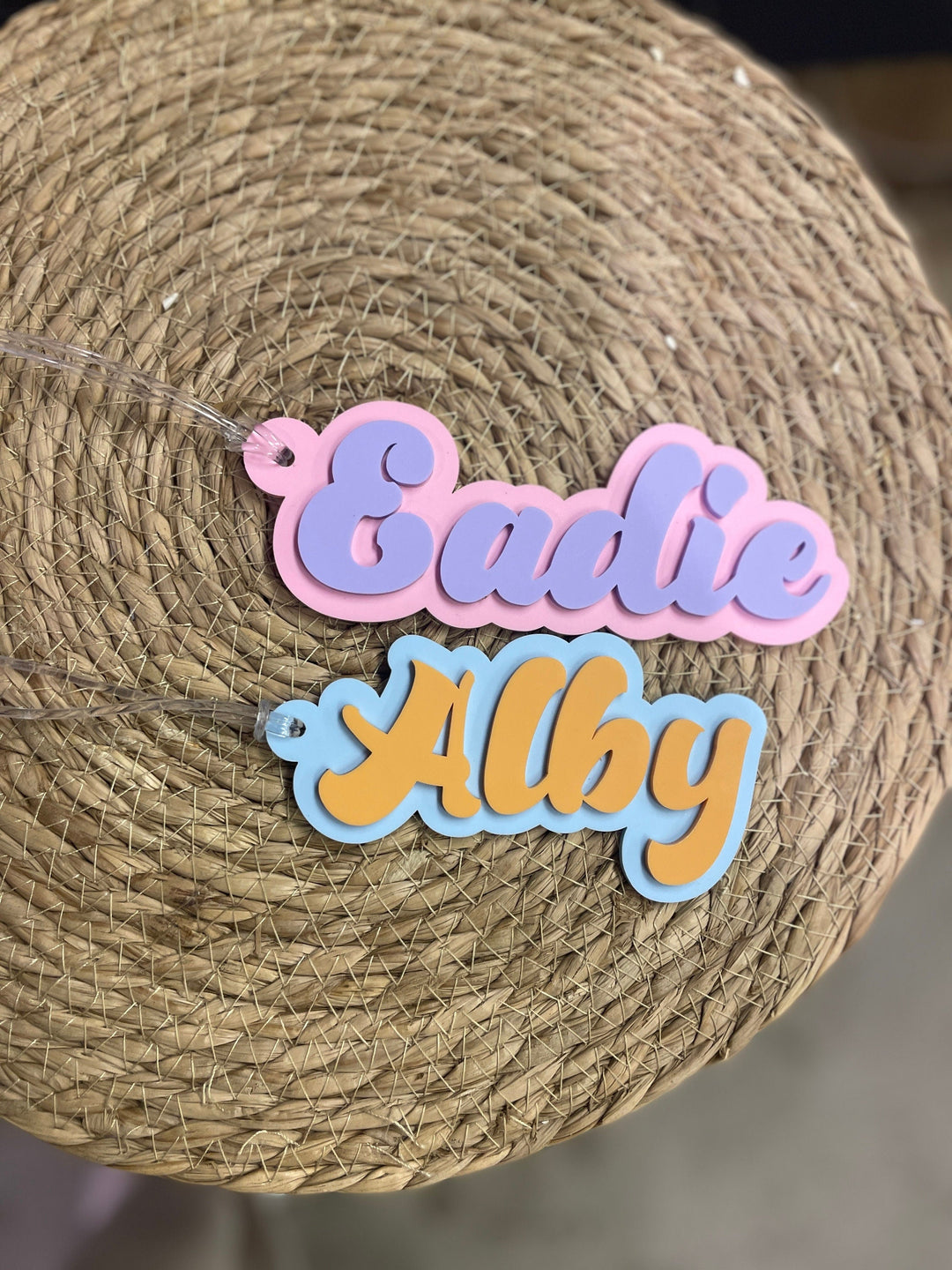 Acrylic Bag Tags