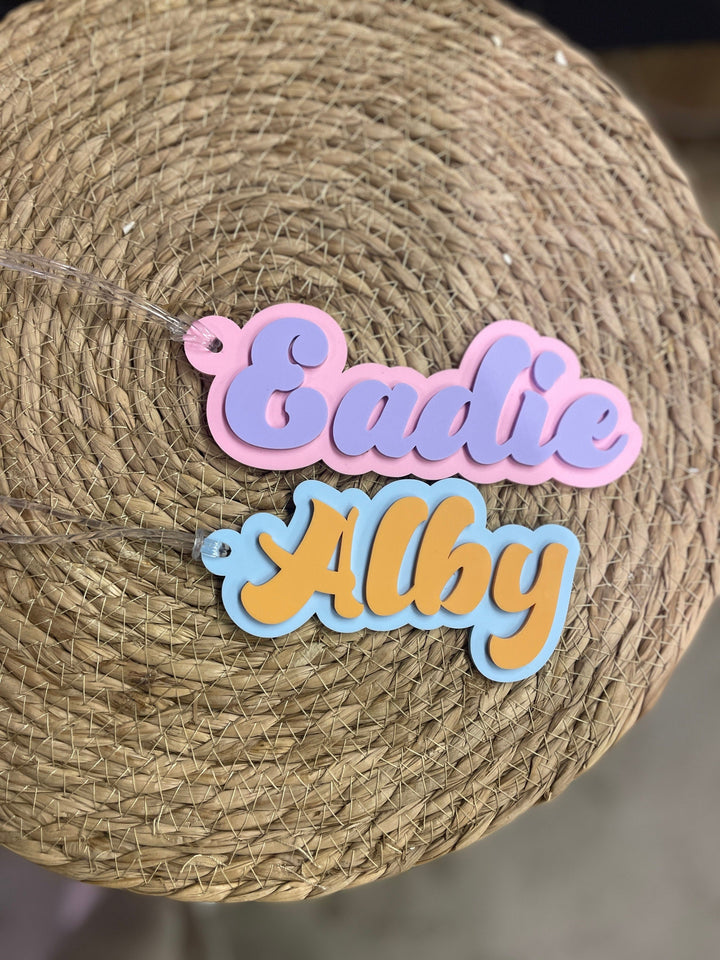 Acrylic Bag Tags