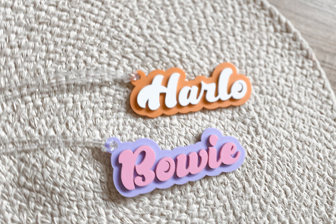 Acrylic Bag Tags