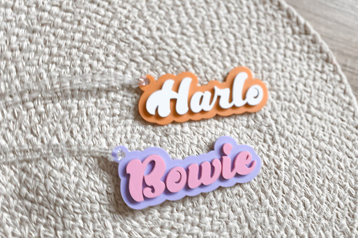 Acrylic Bag Tags
