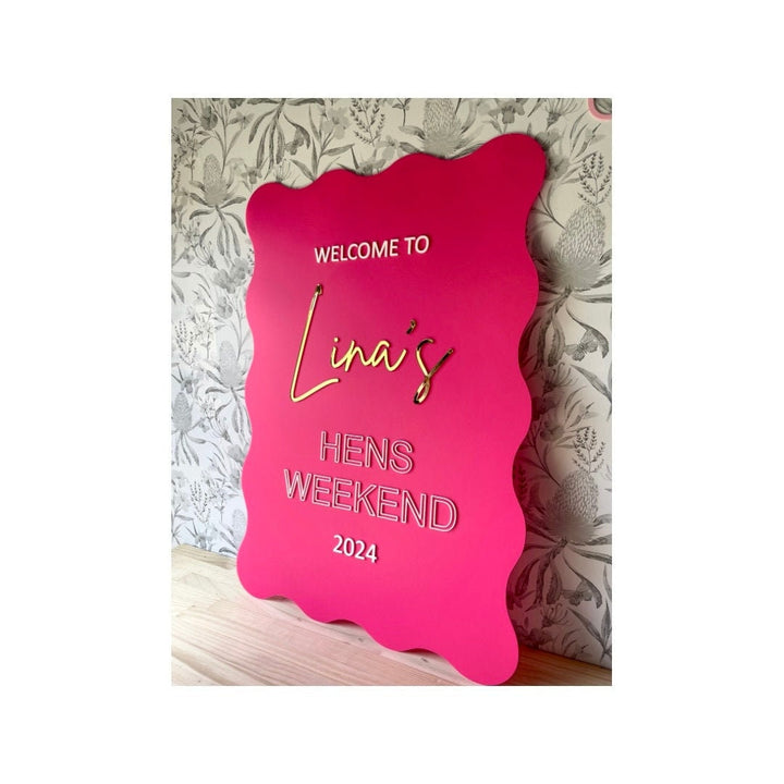 Acrylic Wave Sign | Wave Signage | Wave Sign