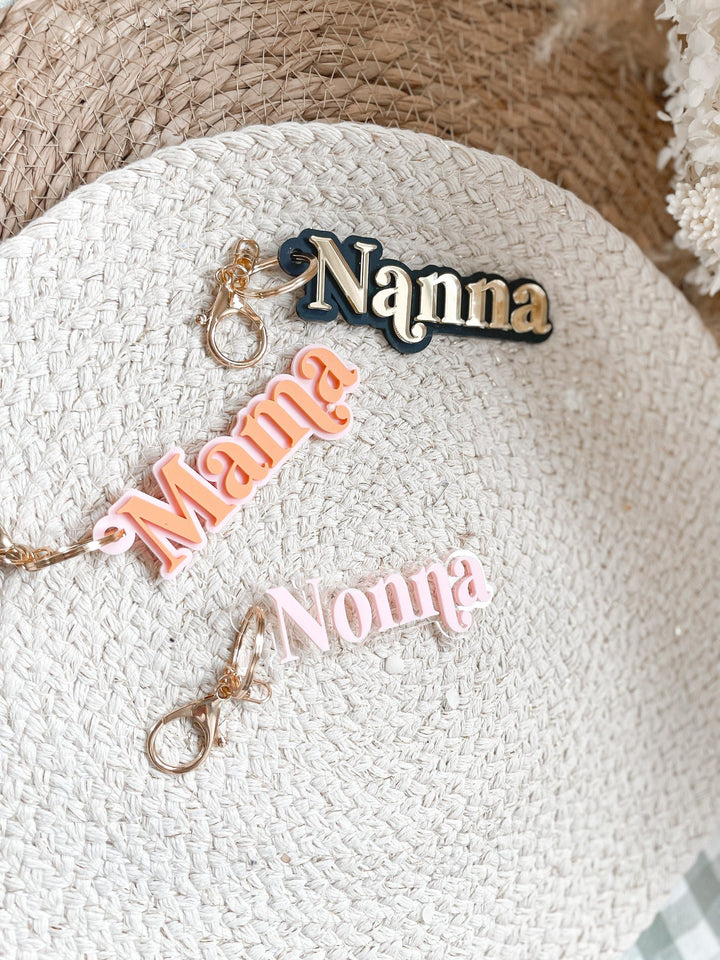 Acrylic Mothers Day Keyring | Acrylic Layered Keyring