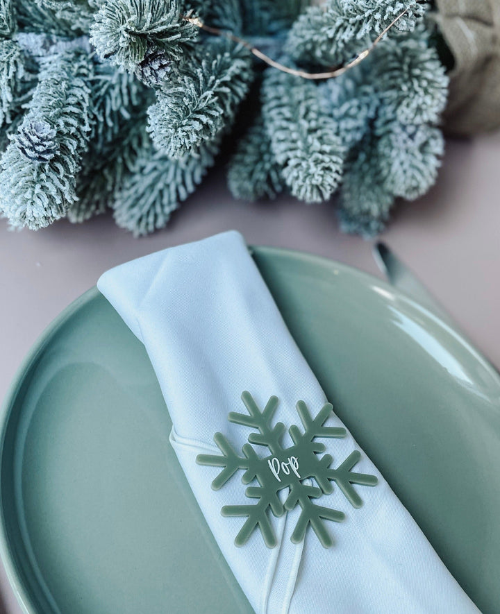 Christmas Table placements  | Christmas Table Placecard