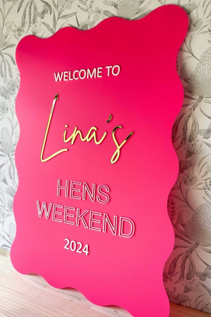 Acrylic Wave Sign | Wave Signage | Wave Sign