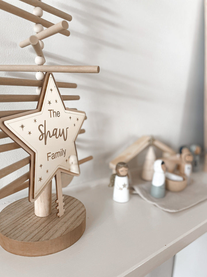 Christmas Tree Topper | Christmas Star Personalised