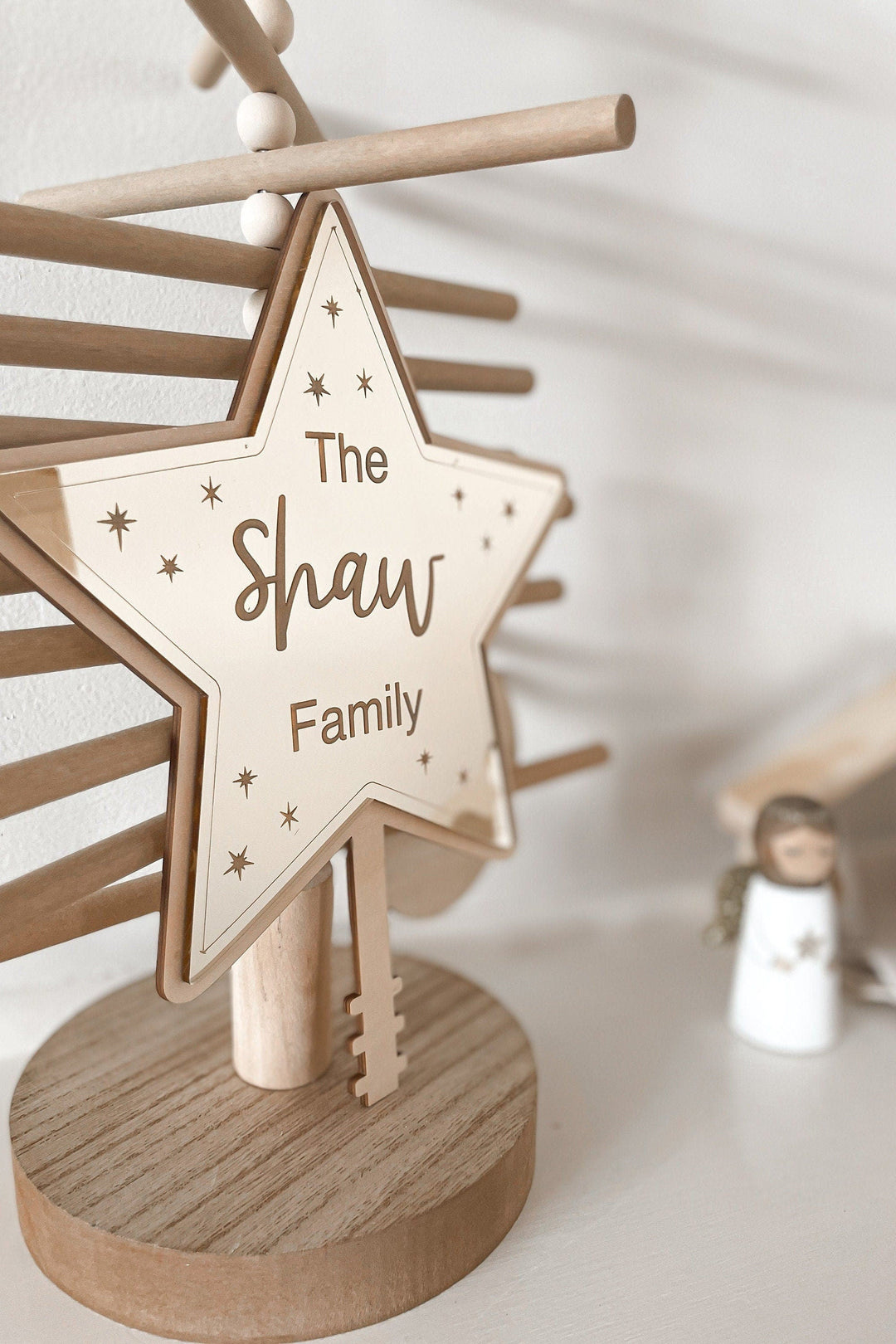 Christmas Tree Topper | Christmas Star Personalised