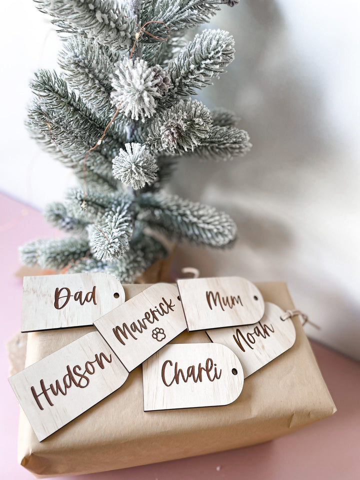 Christmas Gift Tags  | Wooden Gift Tags