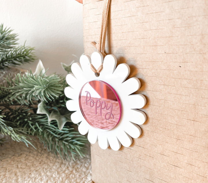 Personalised Daisy Ornament | Christmas Ornament | Daisy Flower