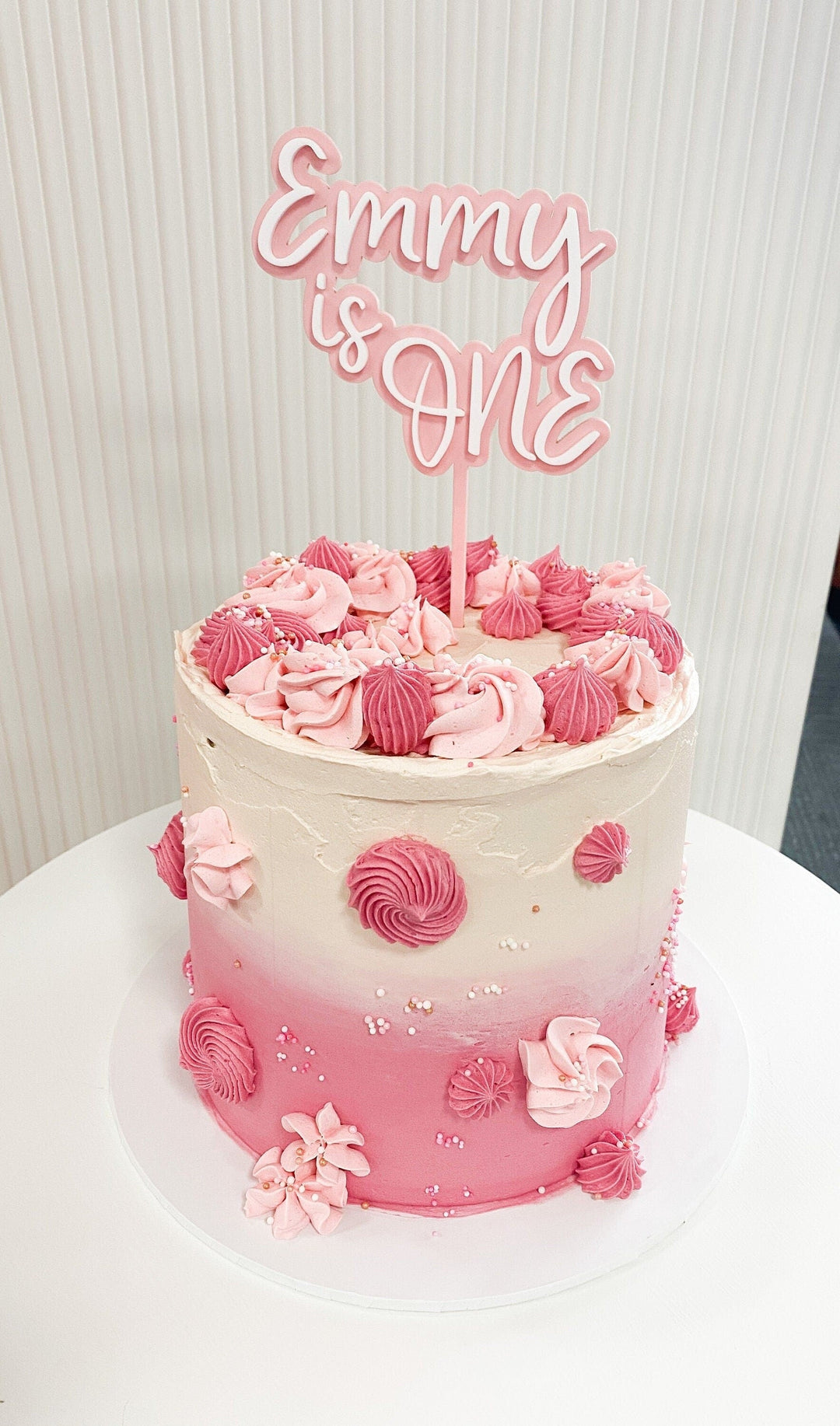 Layered Acrylic Cake Topper