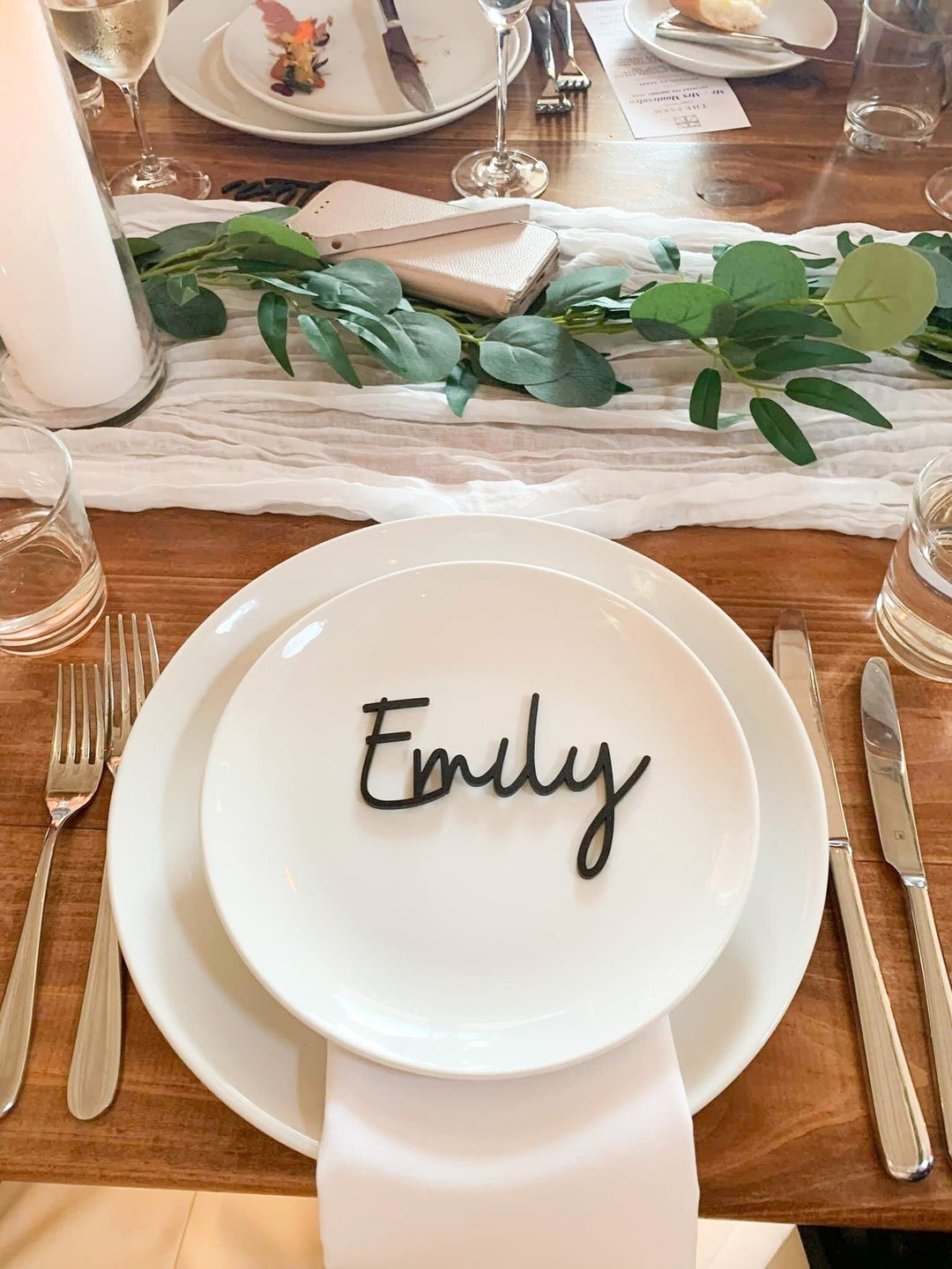 Acrylic Wedding placements  | Placecards