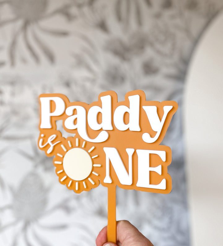 Here Comes the sun Cake topper