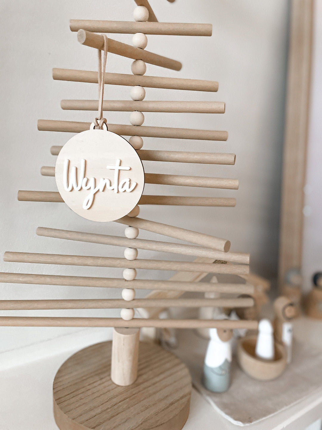 Personalised Christmas Wooden ornaments
