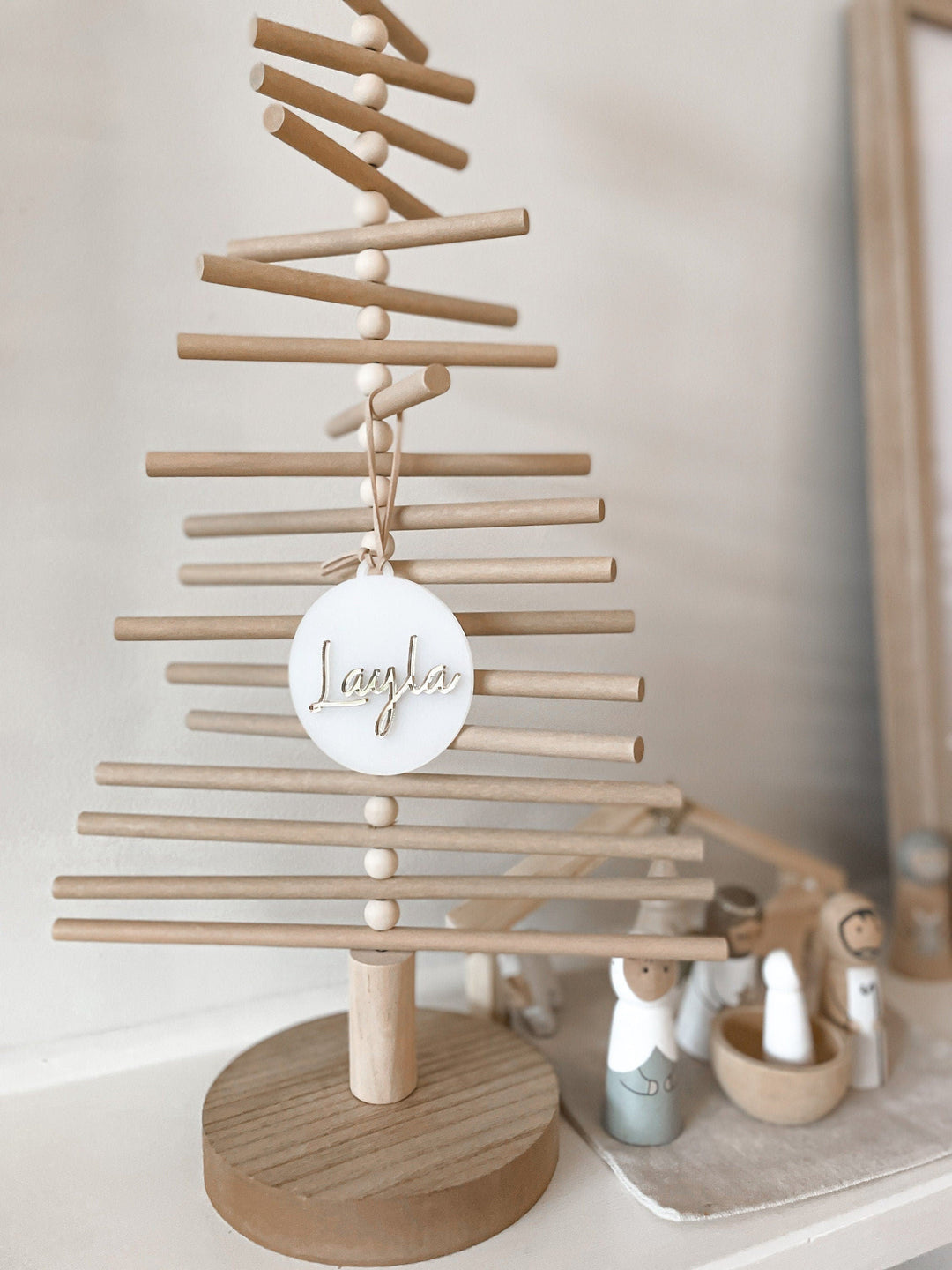 Personalised Christmas Wooden ornaments