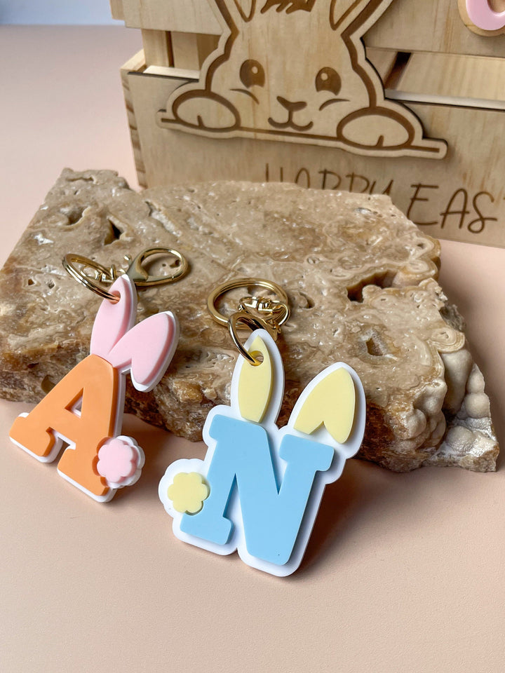 Easter Basket Tag  | Easter Tag | Inital Bag Tag