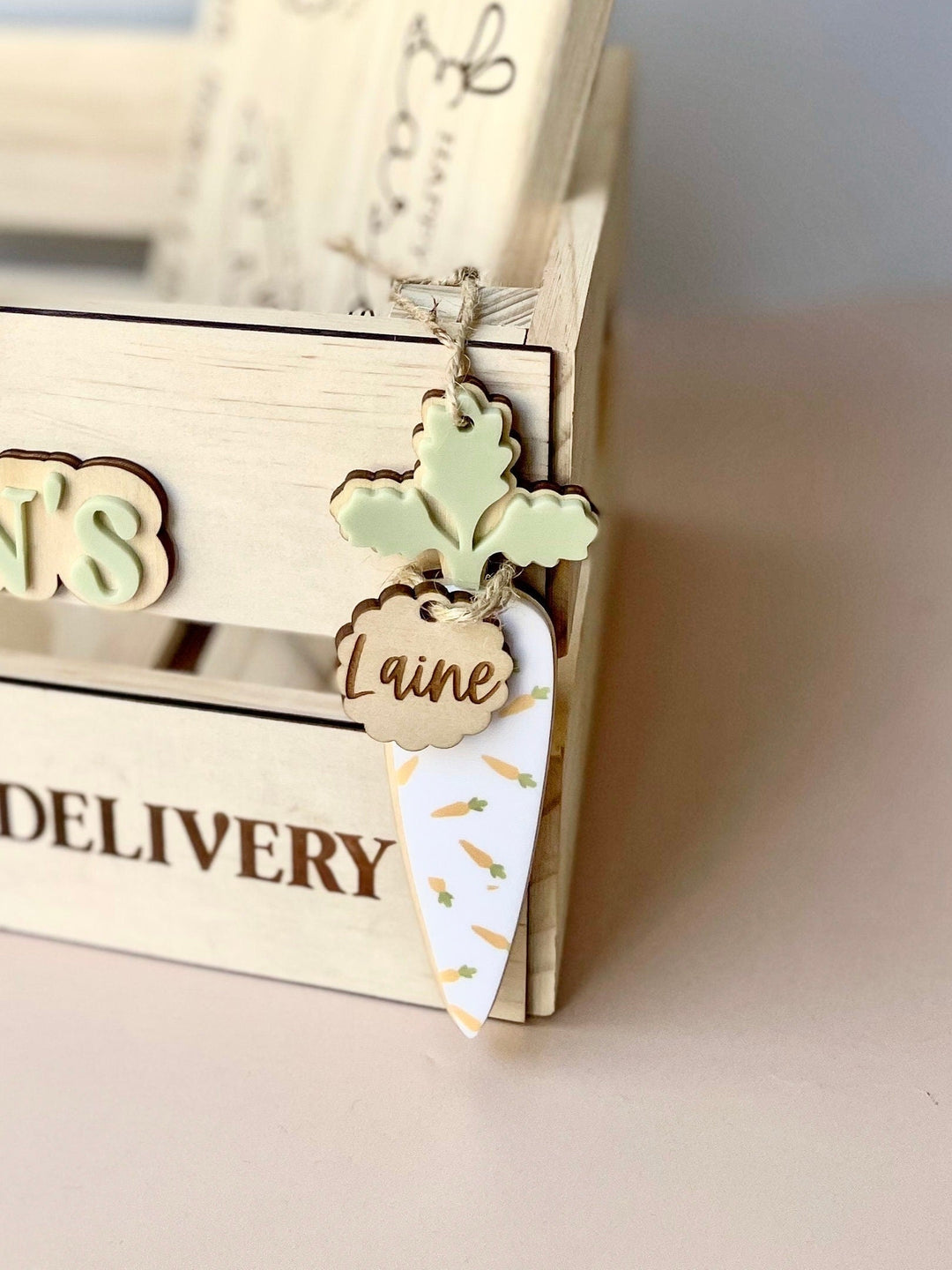 Easter Carrot tag | Easter Basket Tag