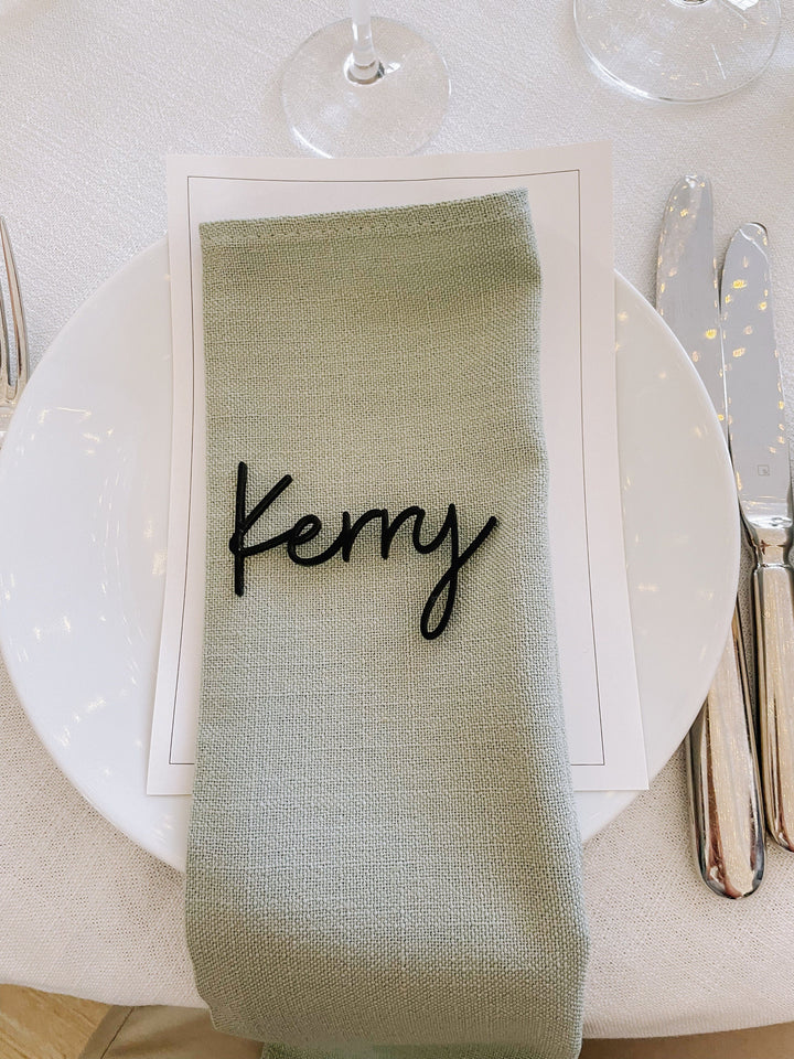 Acrylic Wedding placements  | Placecards