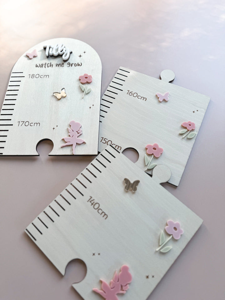 Personalised Growth Charts | Kids Height Charts | Whimsical Growth Chart