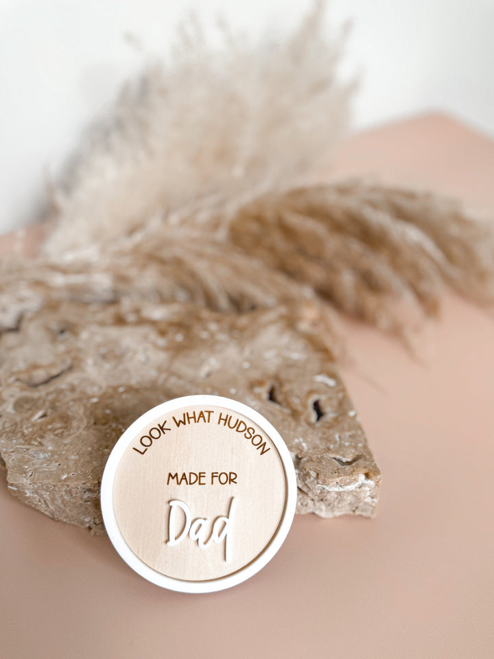 Look what I made Fridge Magnet | Father's Day Keepsake
