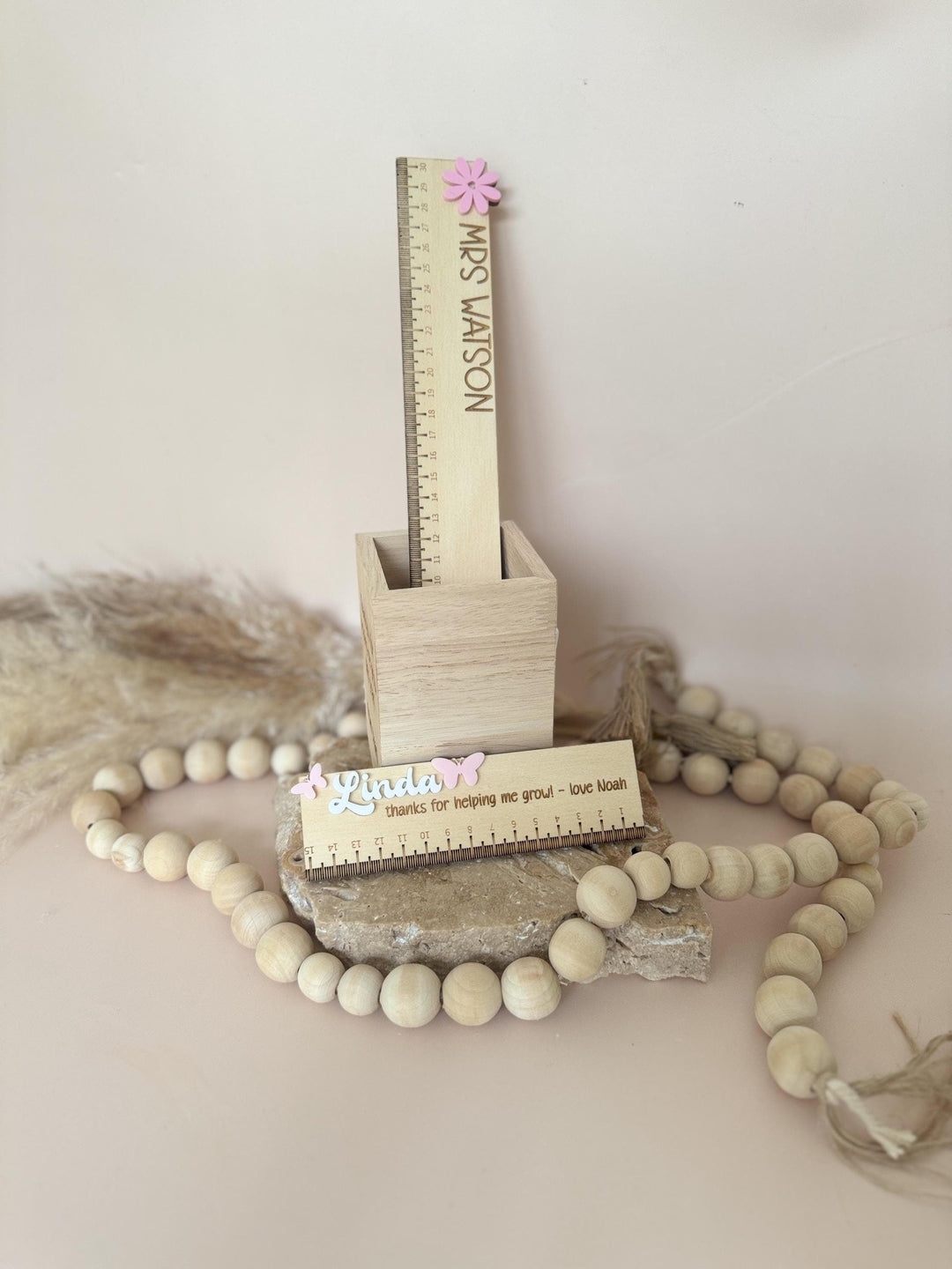 Personalised Wooden Rulers | Teacher Gifts
