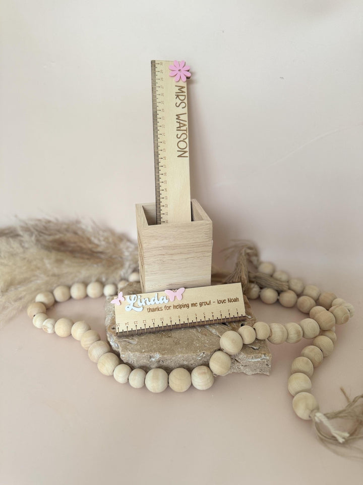 Personalised Wooden Rulers | Teacher Gifts