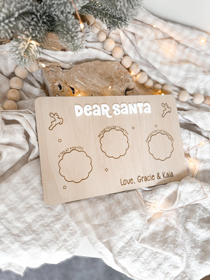 Santa Snack Tray | Santa Treat Tray | Reindeers Treat Tray