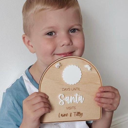 Santa countdown | personalised Christmas countdown