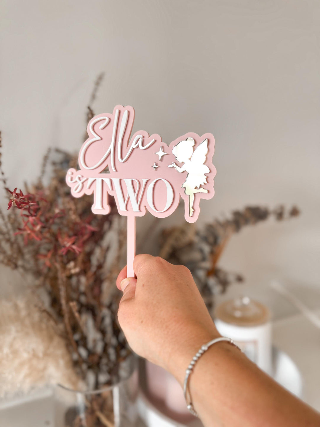 Fairy First Cake Topper