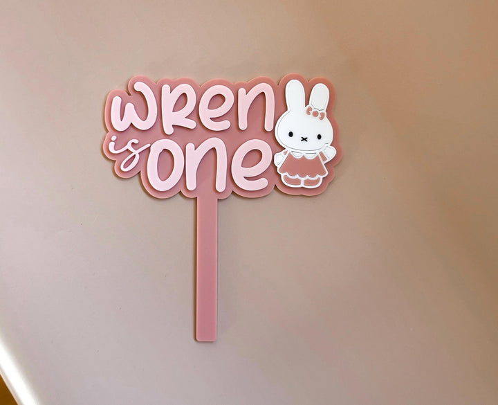 Persobalised Miffy Cake Topper | First Birthday