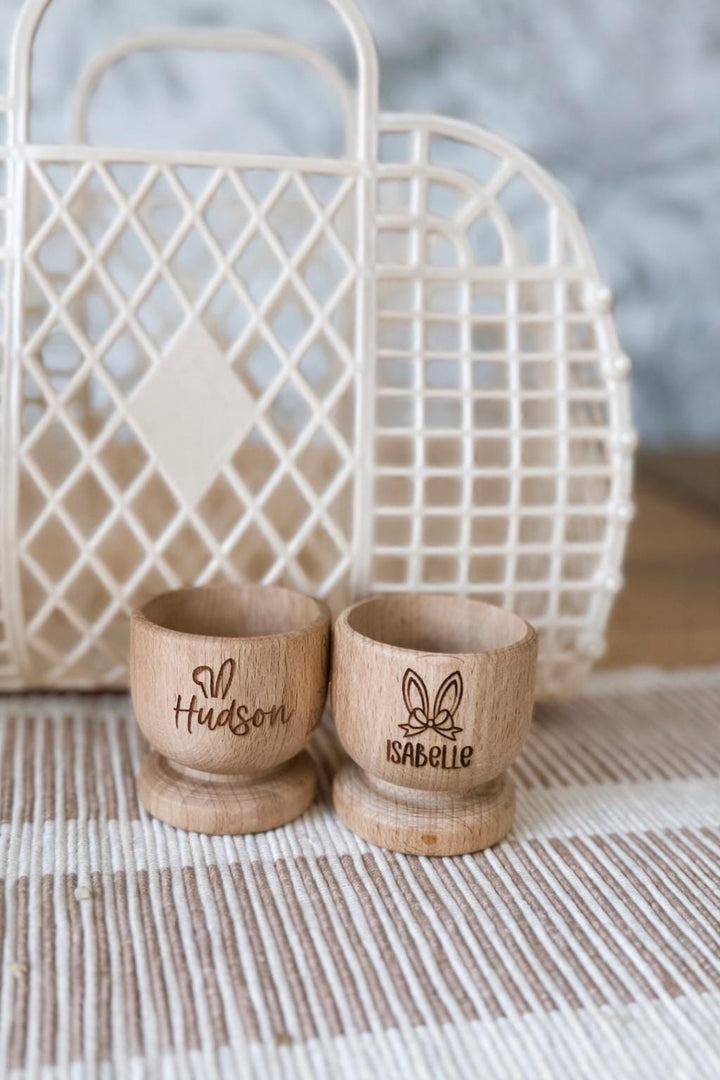 Engraved Easter Egg Holders | Custom Name Egg Cup