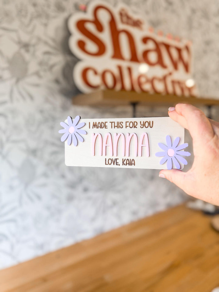 Personalised Kids Artwork Fridge Magnet | Mother's Day Gifts
