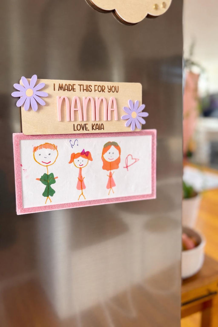 Personalised Kids Artwork Fridge Magnet | Mother's Day Gifts